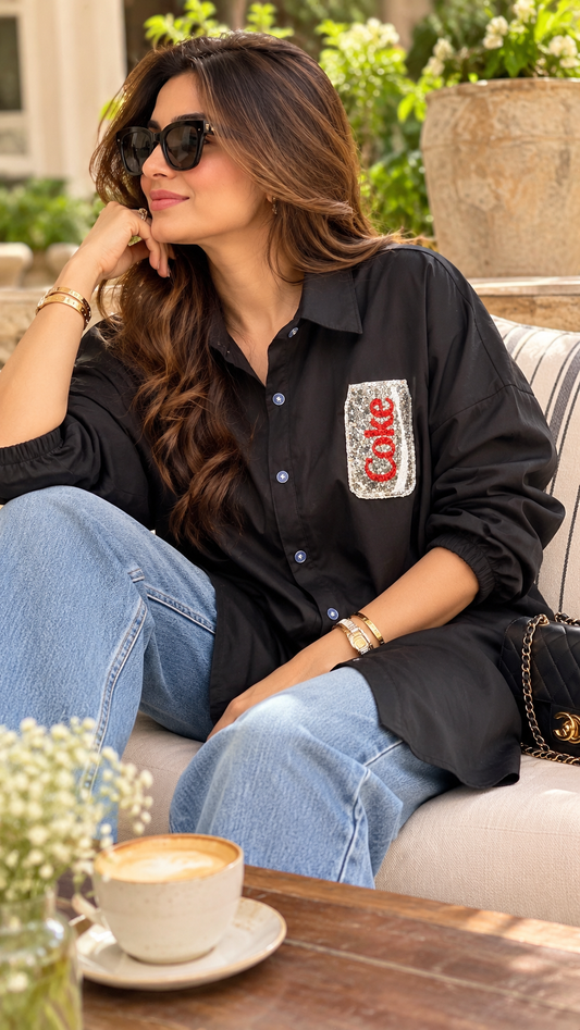 Diet Coke shirt Black