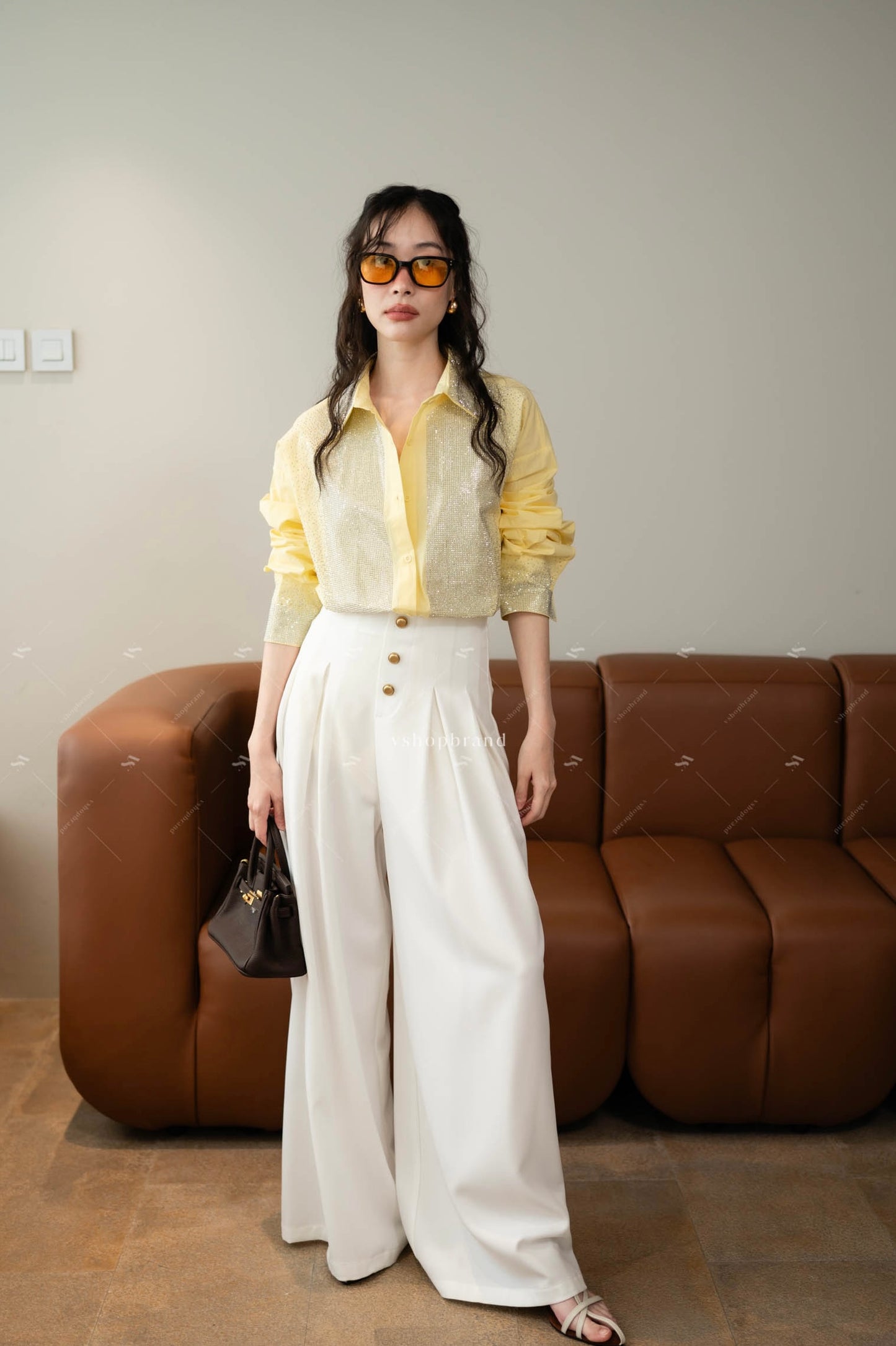 Studded Diva yellow