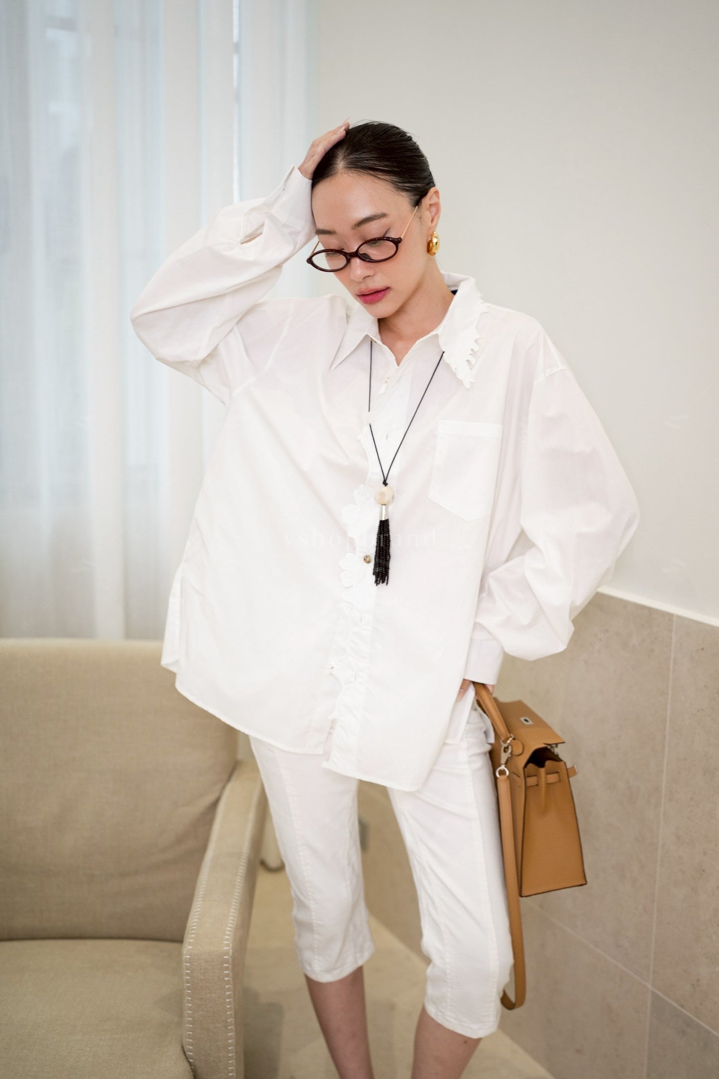 The Serene shirt white