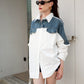Denim Love White