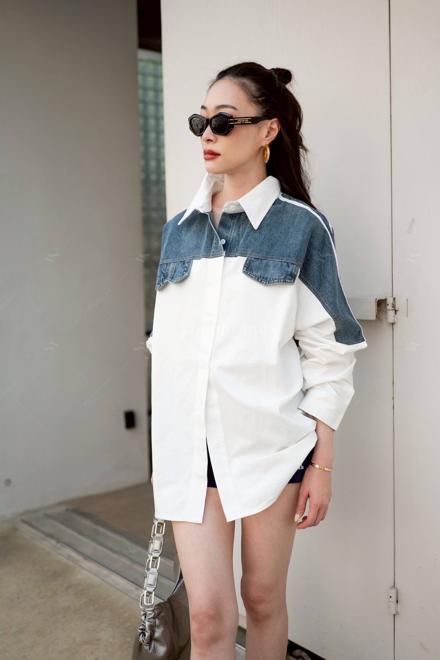 Denim Love White