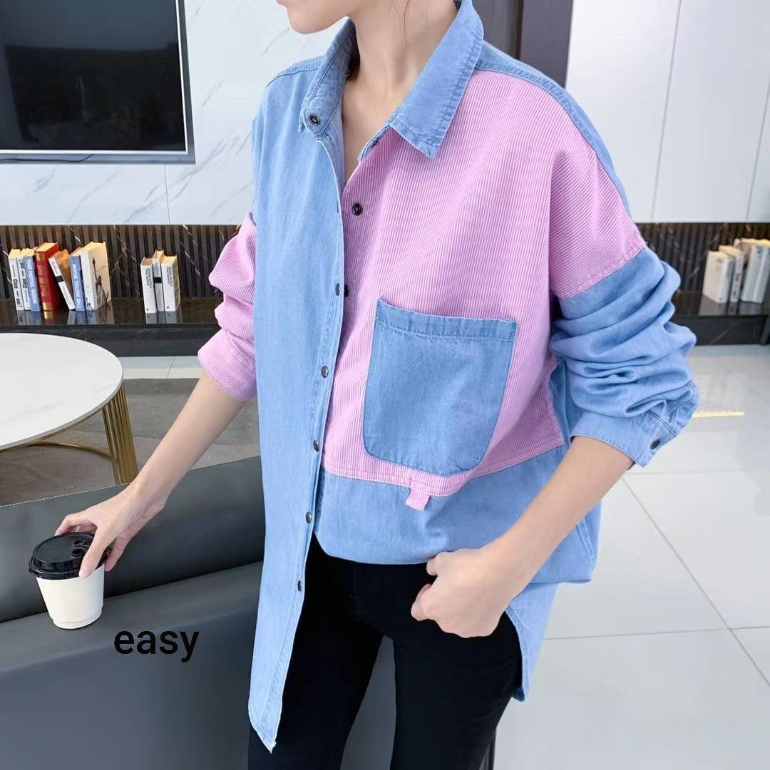 Denim Pink Love