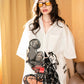 Mickey Minnie Shirt White