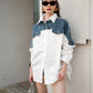Denim Love White