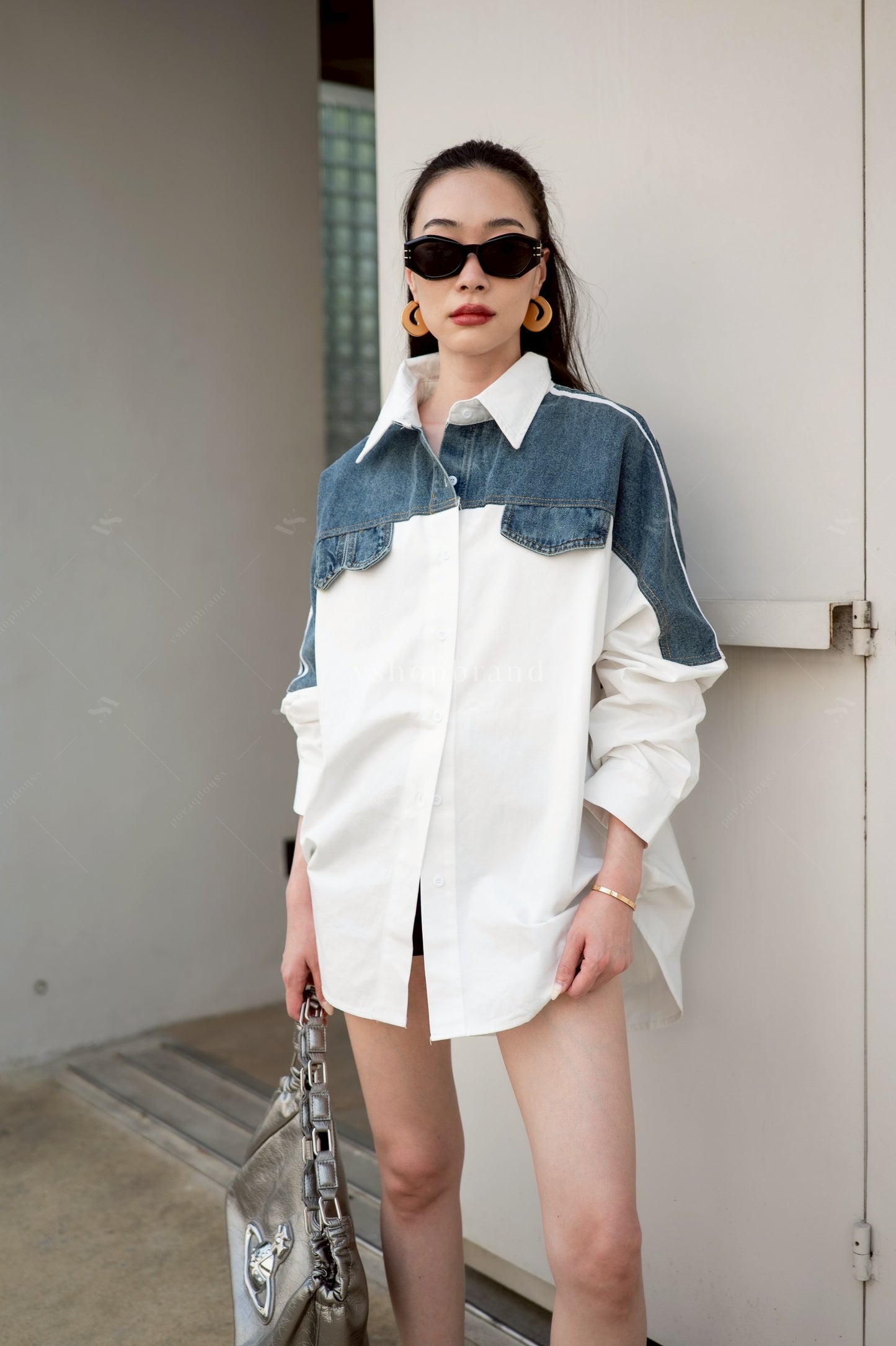 Denim Love White