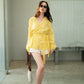 Lace Love Shirt Mango yellow