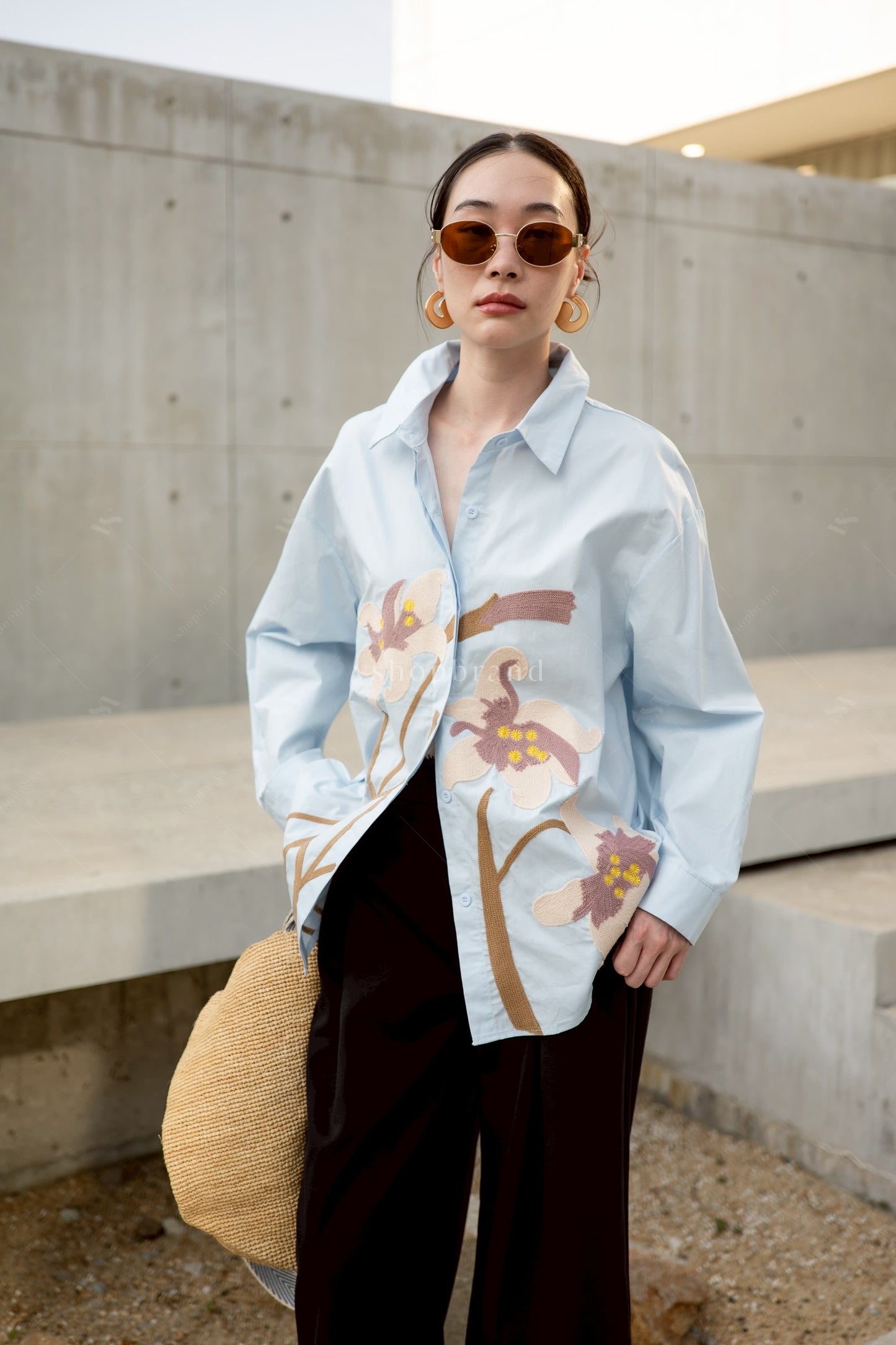 Floretta shirt Blue