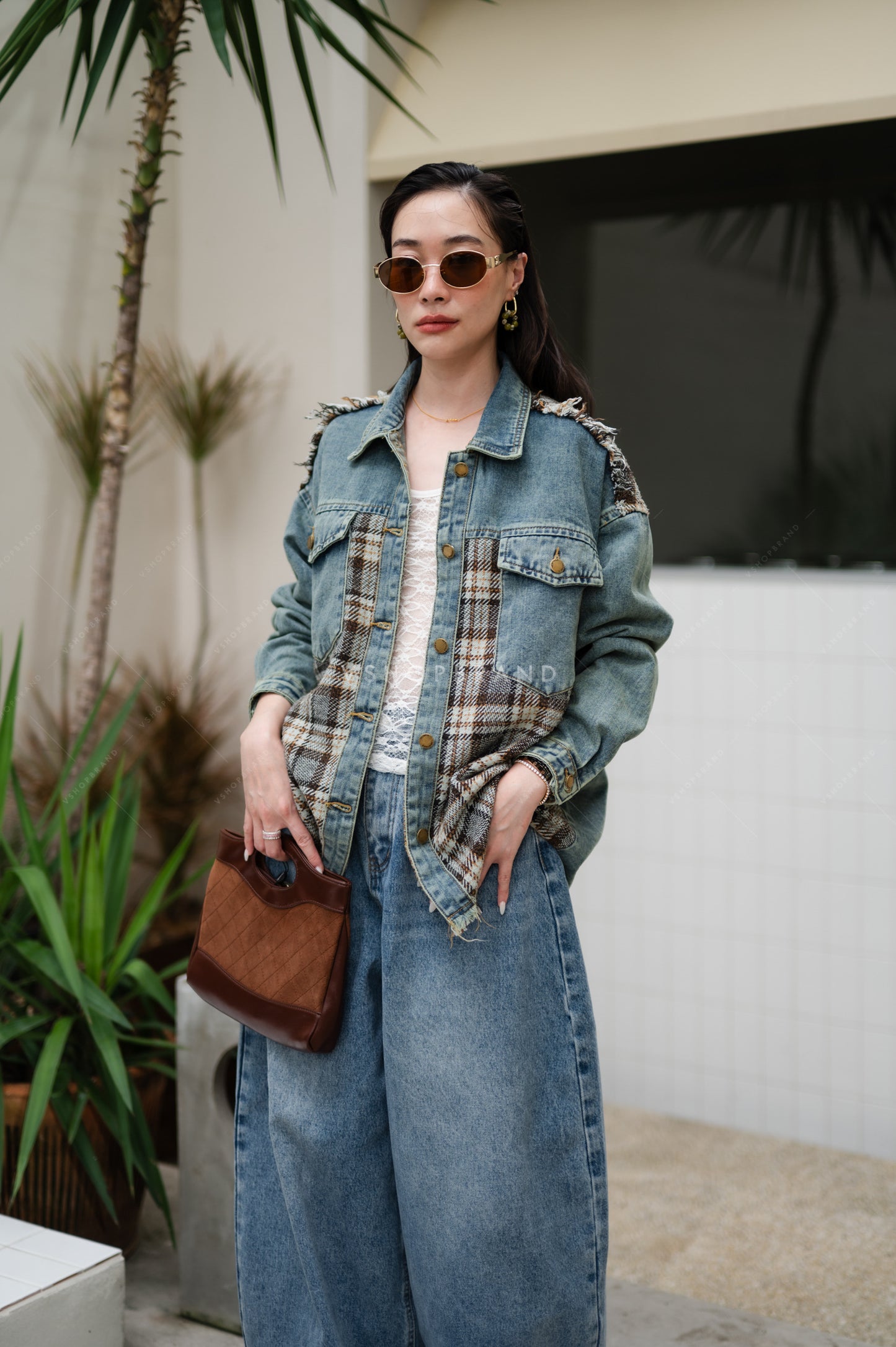 Starlight denim Jacket( Dark )