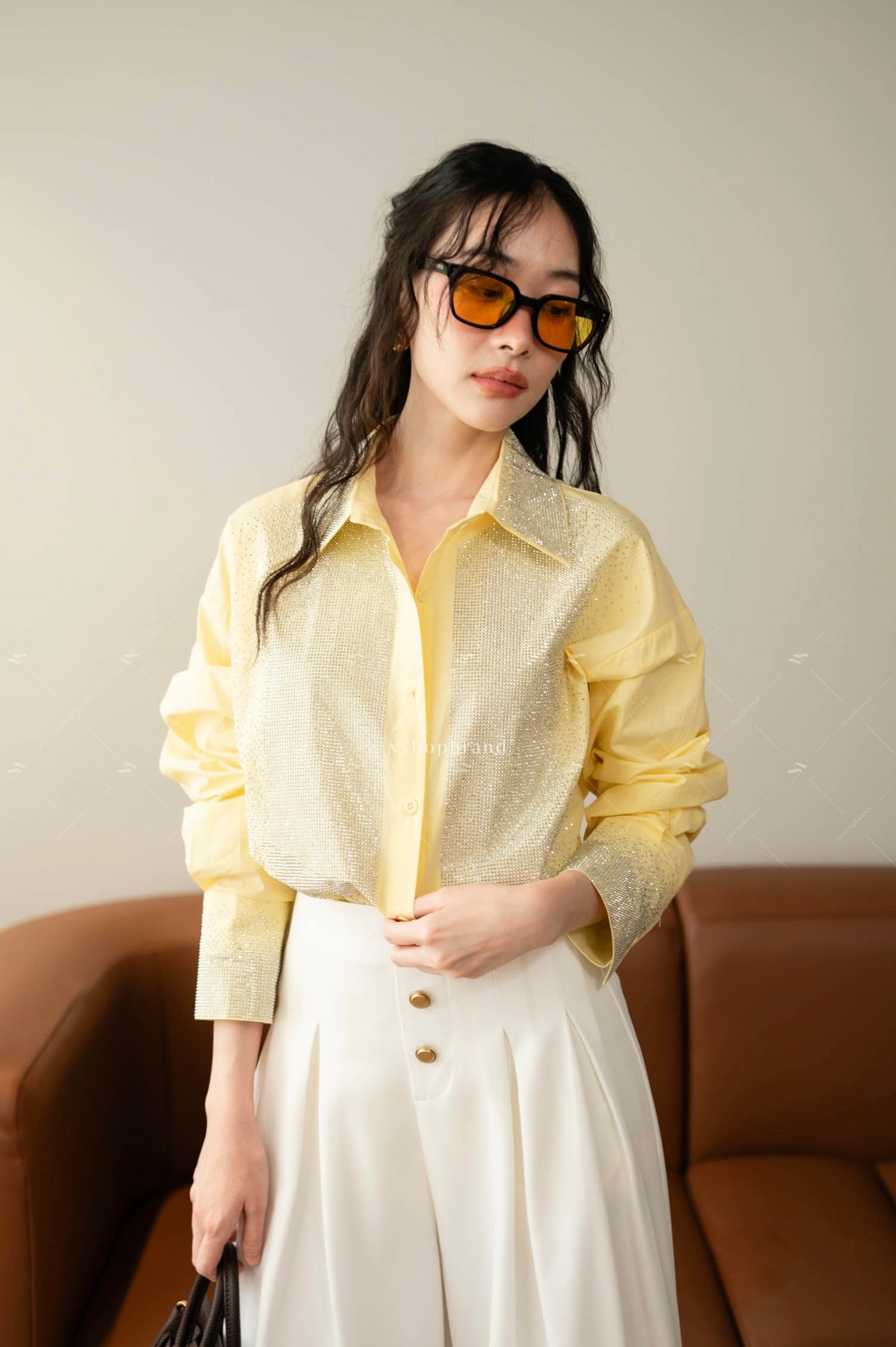 Studded Diva yellow