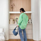 Oversize Style Shirt PacMan GREEN