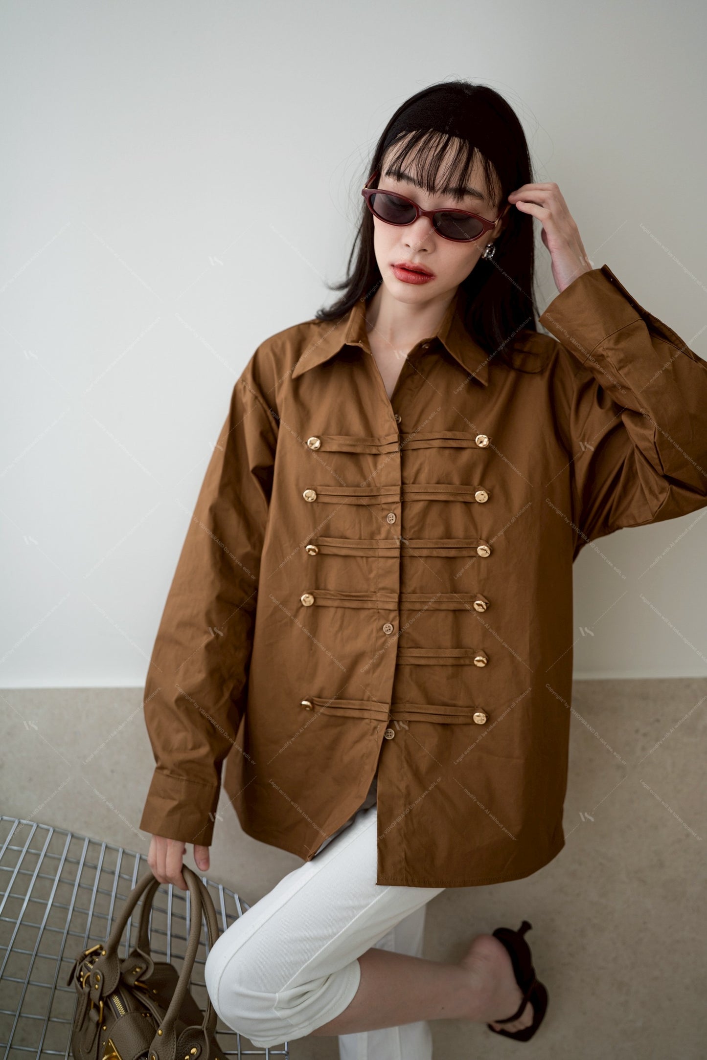 Estelle shirt Brown
