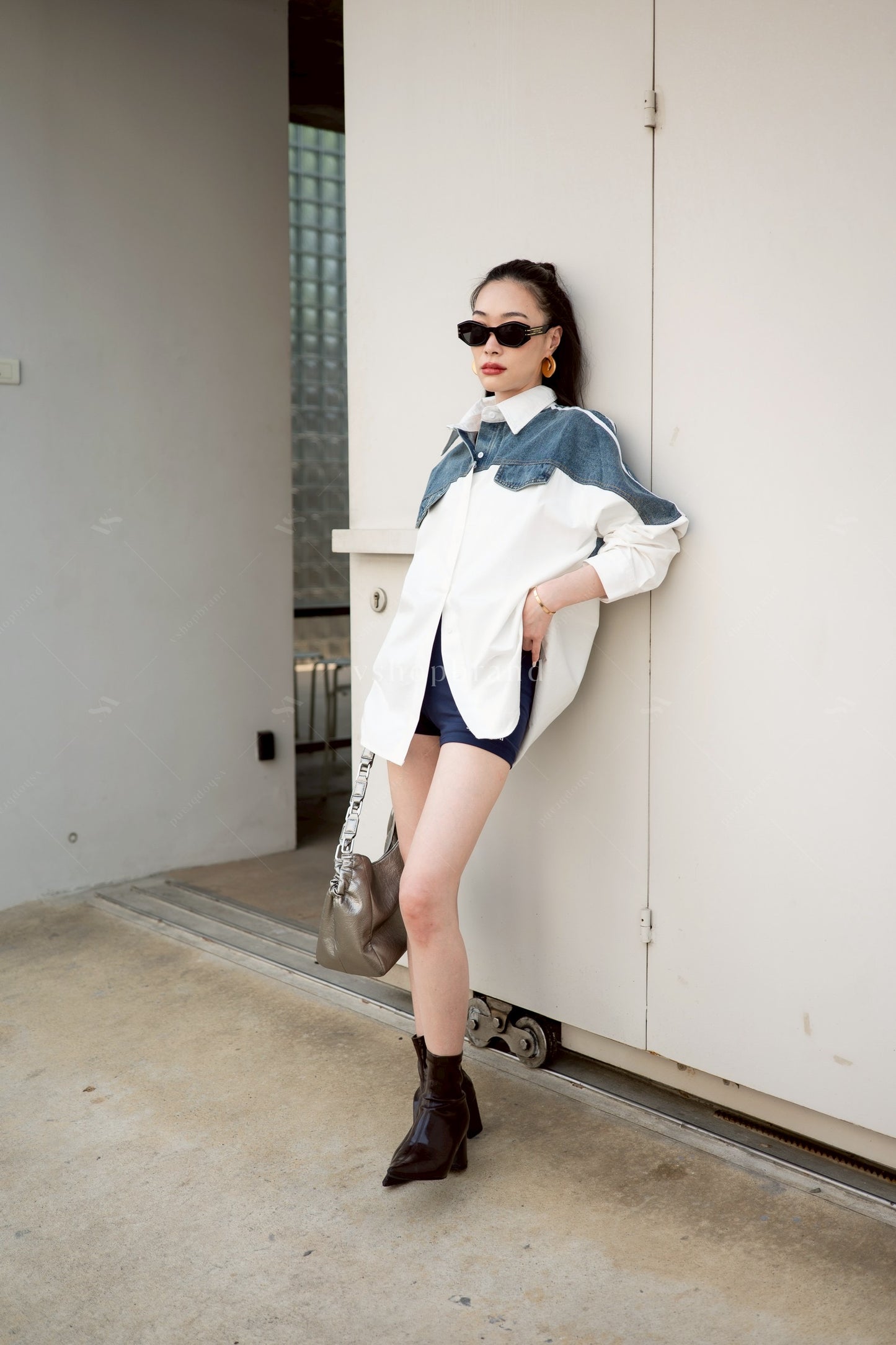 Denim Love White
