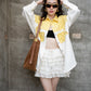 Dunk it denim shacket Yellow