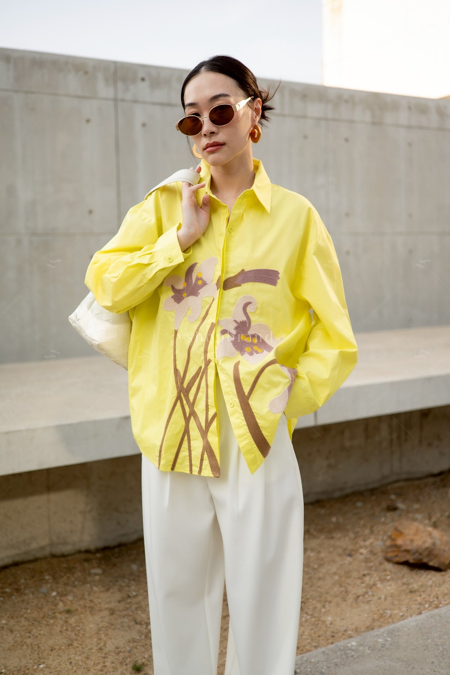 Floretta shirt yellow