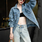 The classic denim jacket light