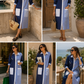 Blue Date shirt dress